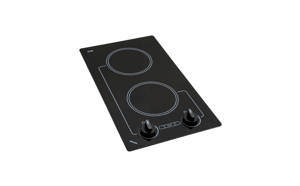 Electric Cooktop 2 Burner Portable Electric Stove Top Knob Control