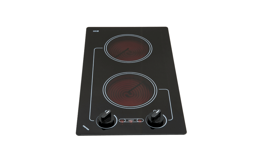 Electric Cooktop 2 Burner Portable Electric Stove Top Knob Control