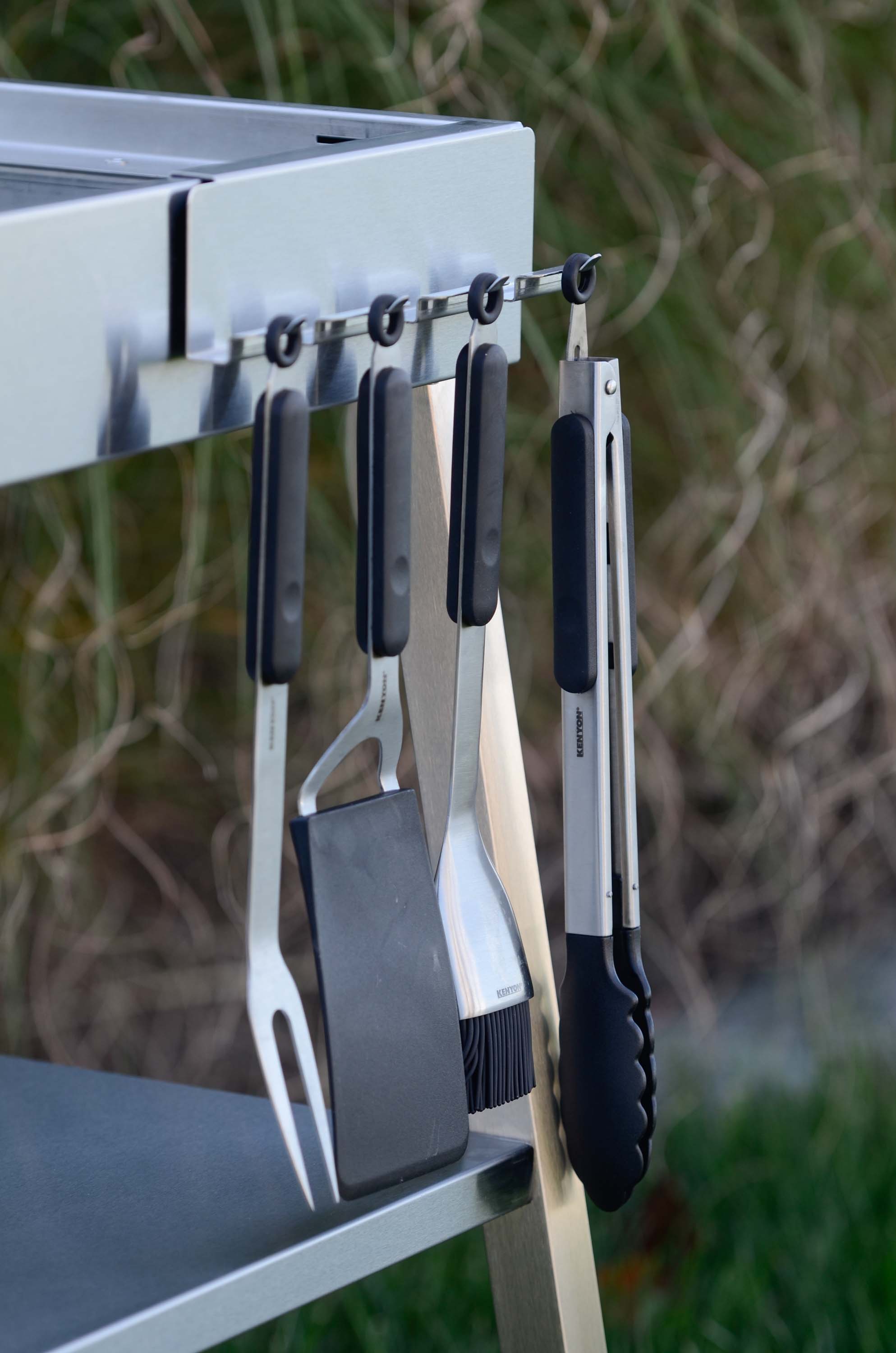 Barbecue Utensil Caddy Www Topsimages Stainless Grill Utensil Holder Cart Jpg 1987x3000 Barbecue Caddy