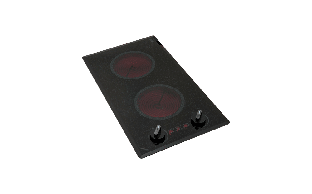 Kenyon B41516 6-1/2-Inch Mediterranean 2-Burner Trimline Cooktop with