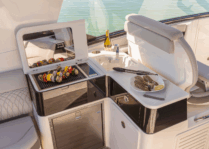 No Lid Built-In Grill Landscape