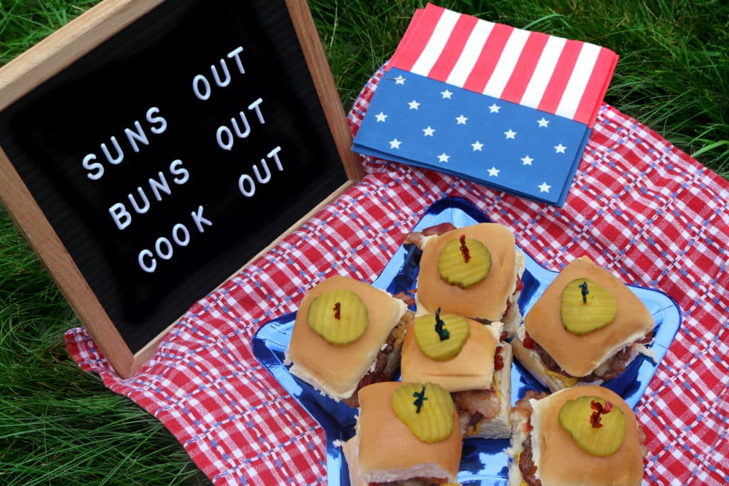 Slider burgers are a fun alternative to traditional-size hamburgers, perfect for parties!
