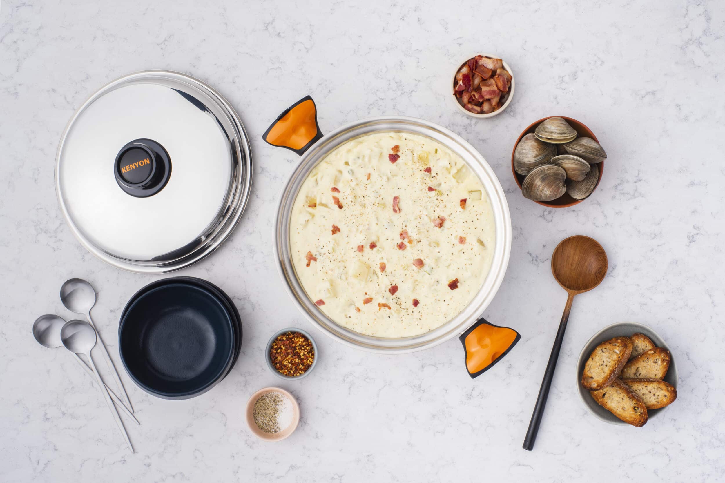 Kenyon A70064 Stacken 6 Quart Stockpot With Cover - Thumbnail 4