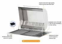 Texan Electric Grill IntelliKEN Touch™ with Single Piece Lid