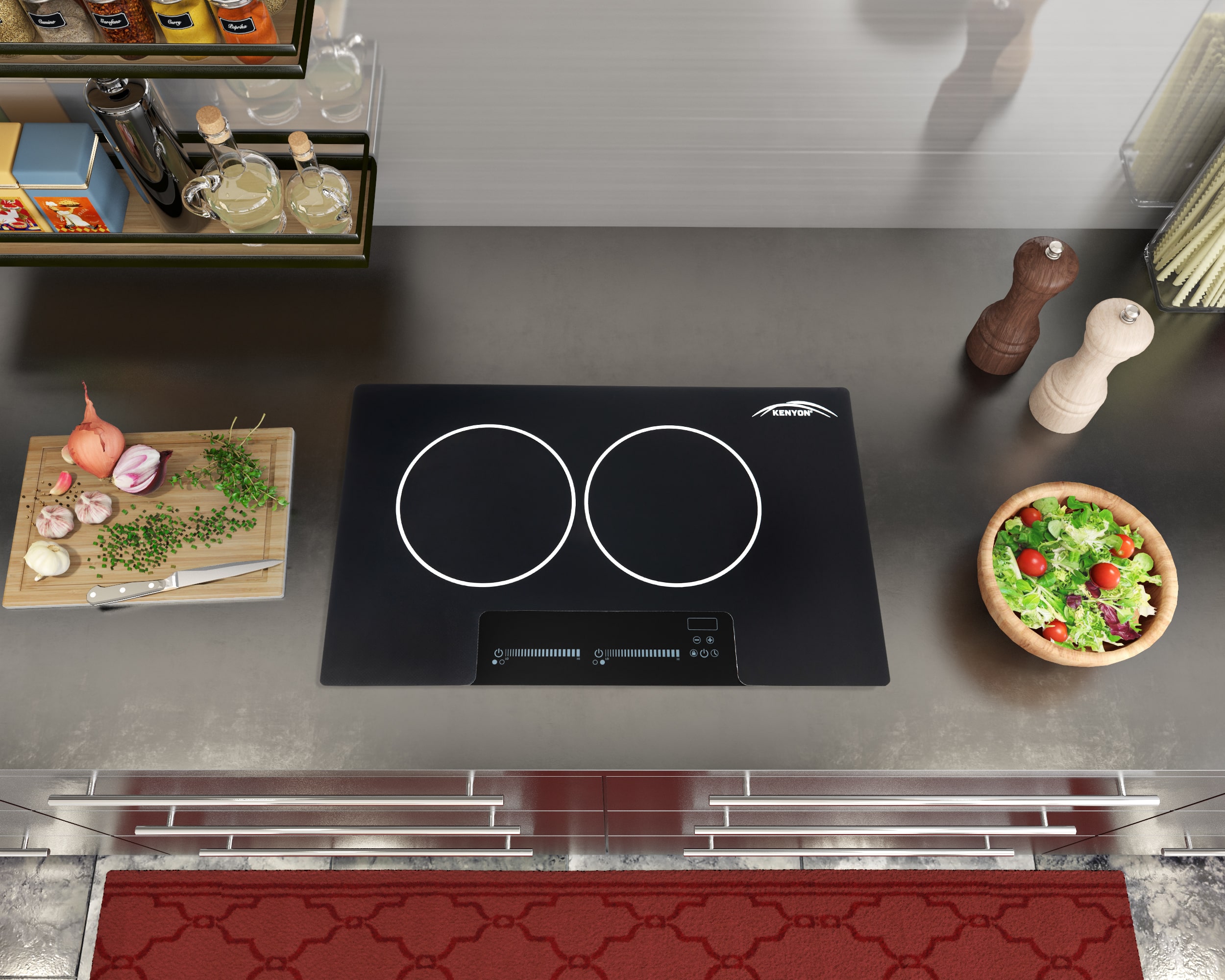 Kenyon Bridge Induction 2 Burner Landscape Cooktop