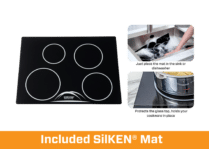 Kenyon Signature® Induction Cooktop 4 Burner - 24" Model including SilKEN® Mat