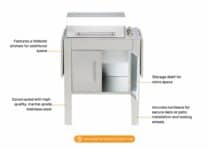 Texan + Stand Knob Control 240V with Single Piece Lid