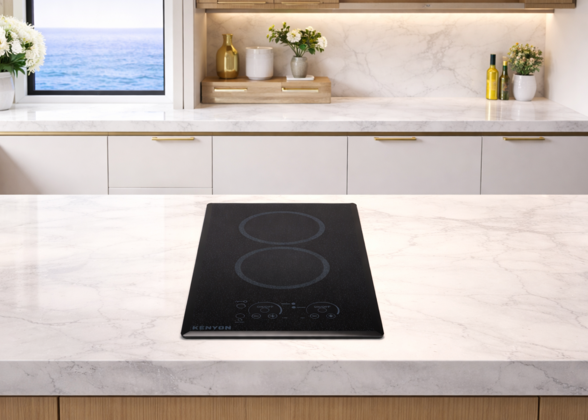 Kenyon Lite-Touch Q® 2 Burner Trimline Cooktop