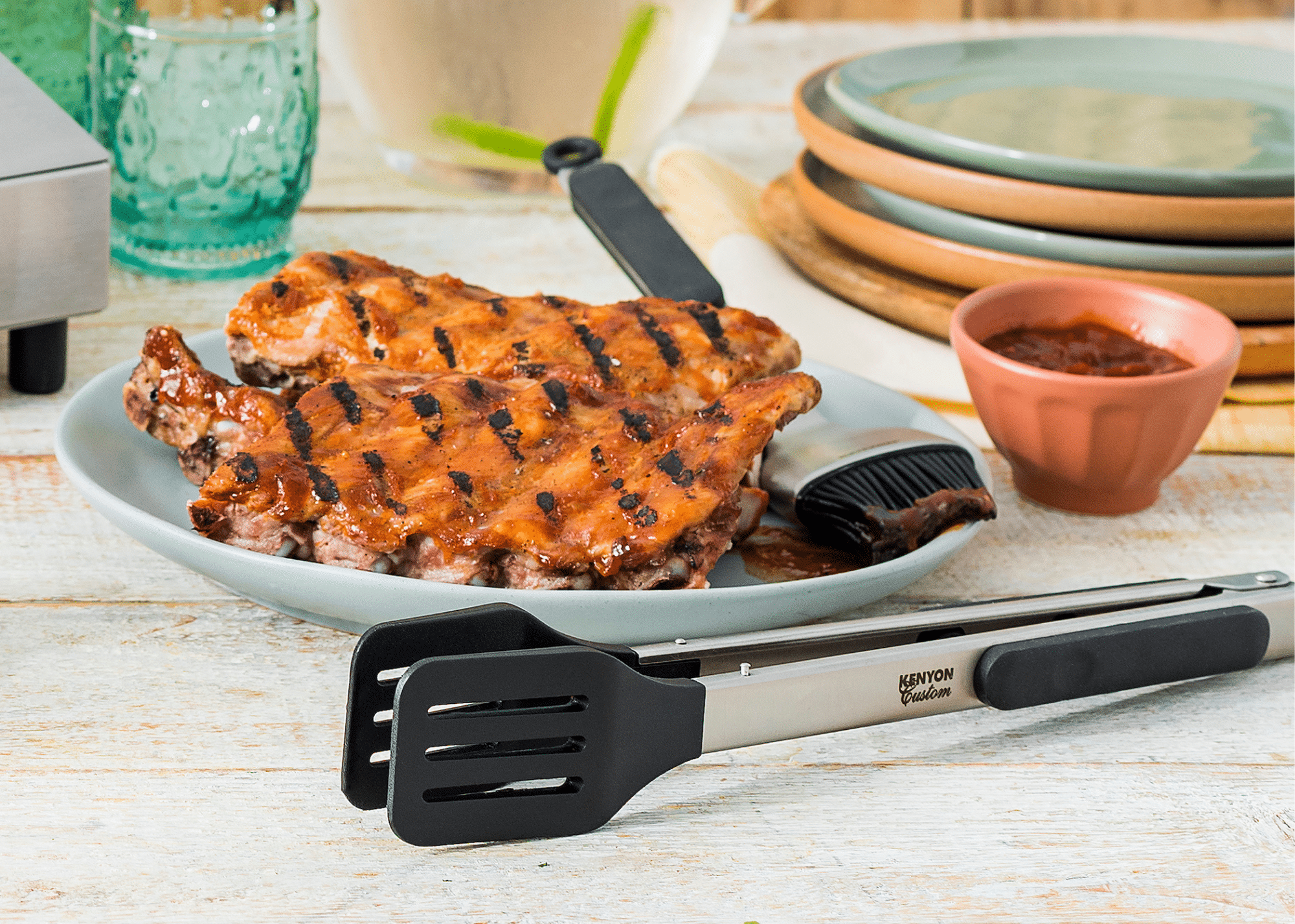 Spicy Hoisin-Glazed Grilled Ribs | Kenyon Grills
