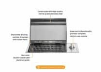 Built-In City Grill, 120V