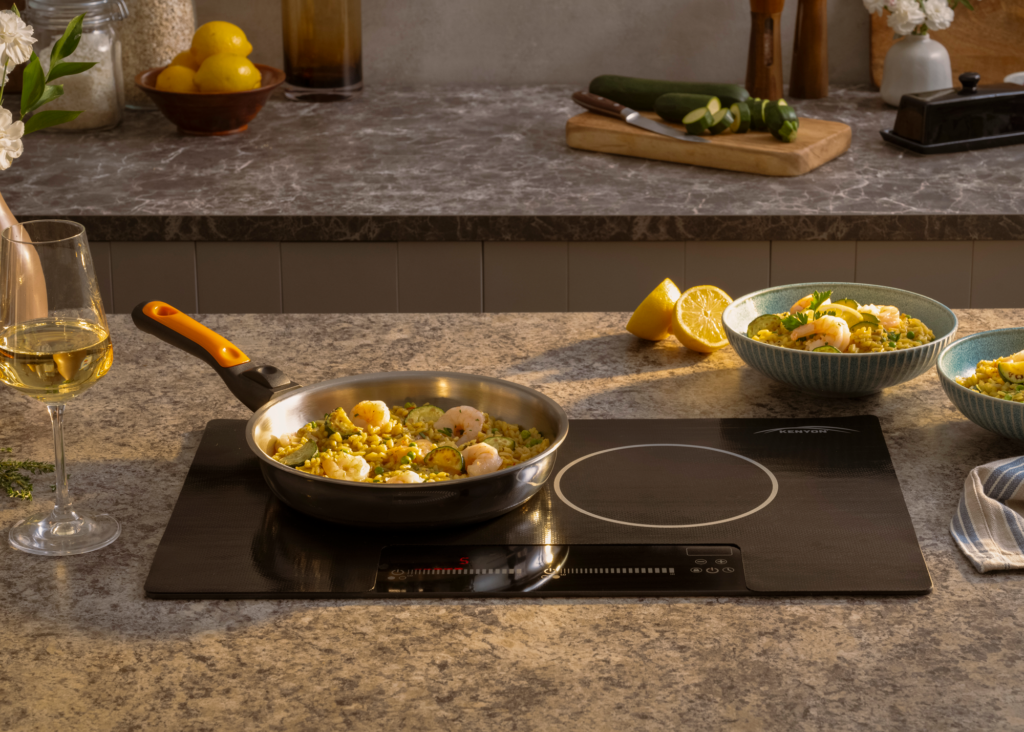 Shrimp & Zucchini Saffron Risotto | Recipe by Kenyon