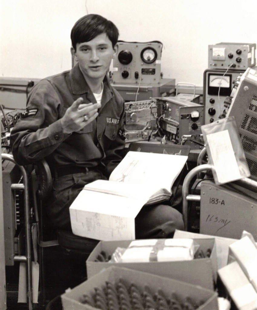 Mike Reischmann serving in the United States Air Force in Yokota Japan